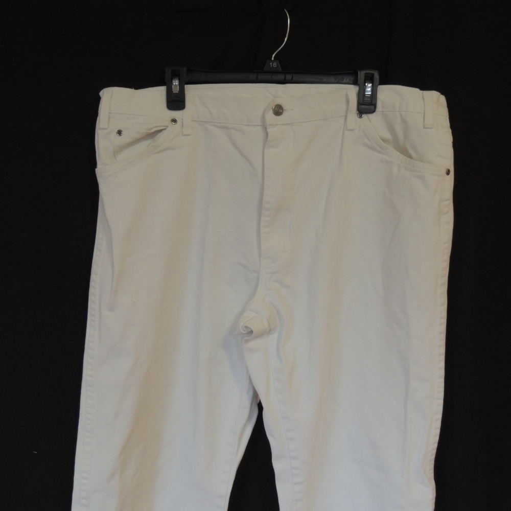 DICKIES Mens White Painters Carpenter Pants Jeans - Picture 2 of 6